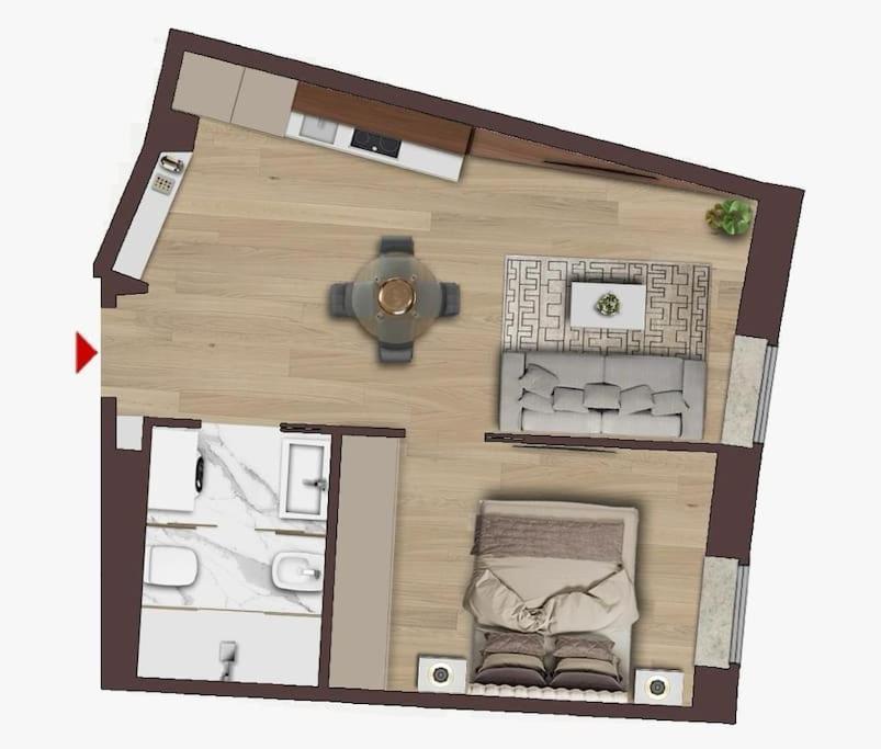 Ferienwohnung Dali Duomo Golden House Mailand Exterior foto